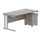 Core Desk With Underdesk Pedestal